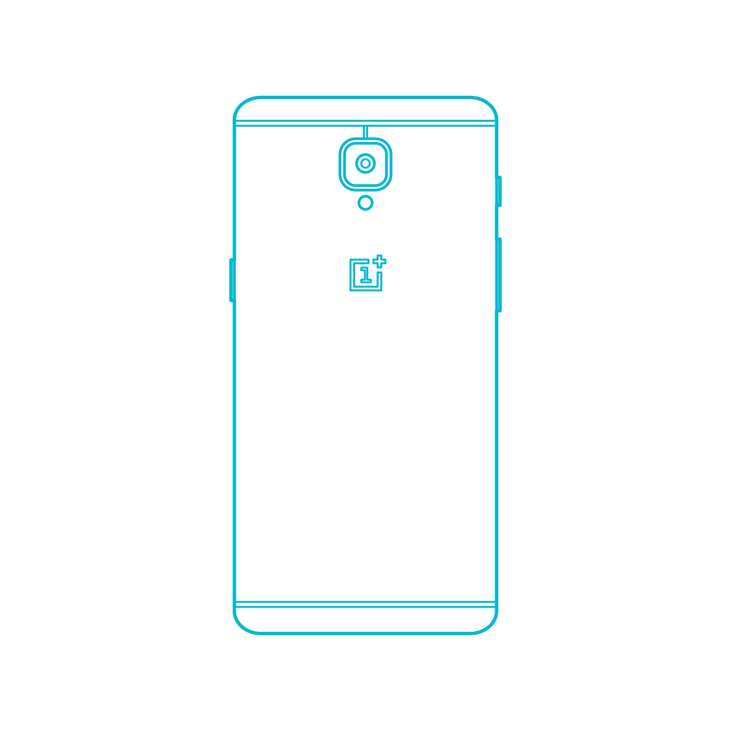 Digital Oneplus Phones Oneplus 3T Printable Line Art Svg Free Vectors